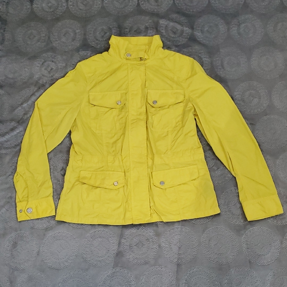 Ralph Lauren Yellow Utility Jacket with Tailored Fit